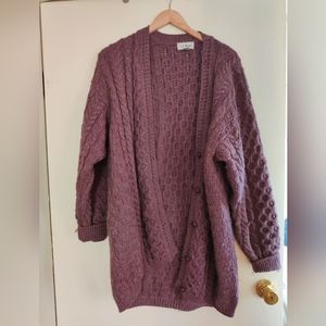 100% Wool cardigan